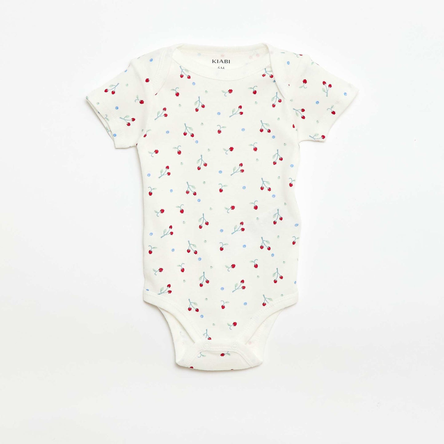 Printed cotton bodysuits - Pack of 3 GREEN