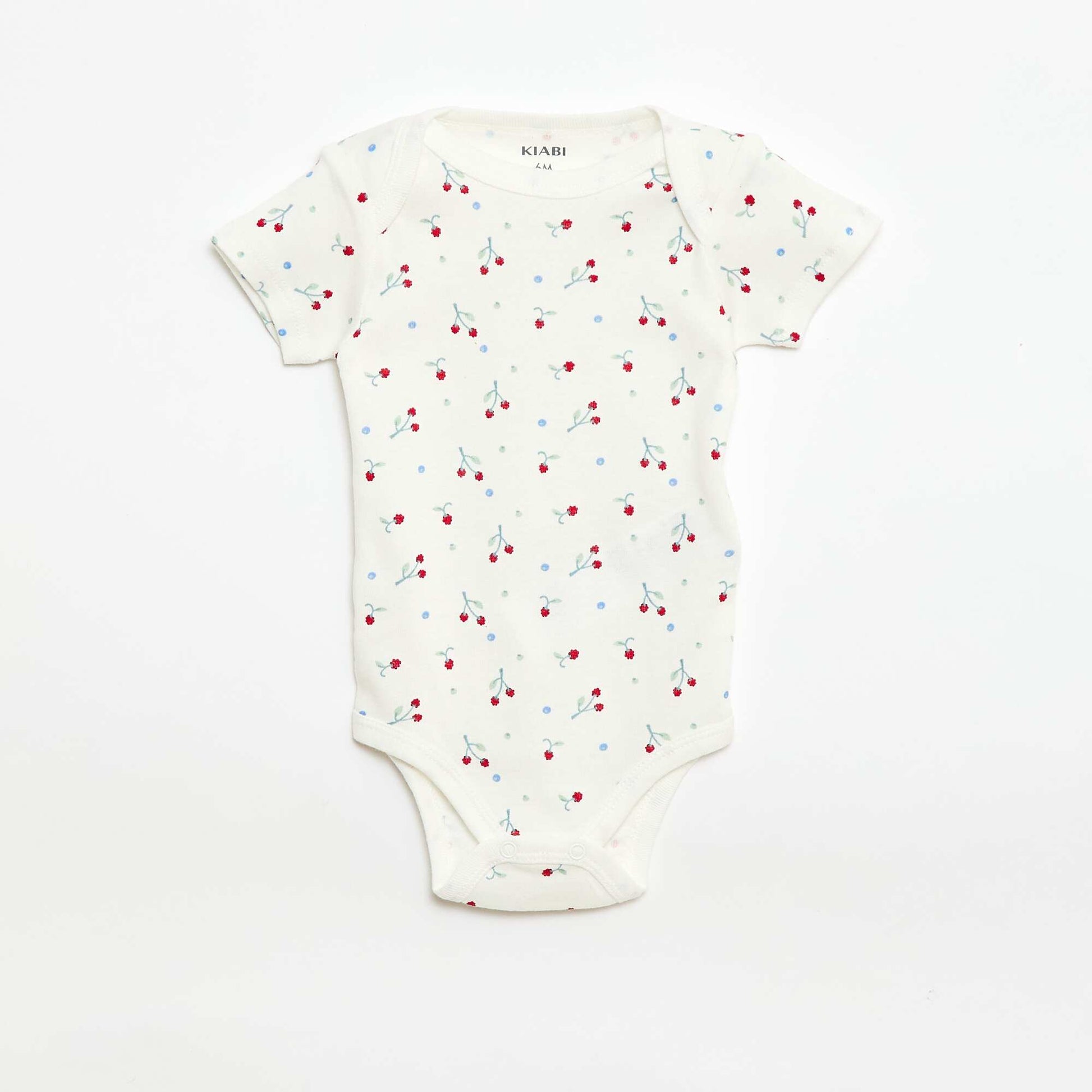 Printed cotton bodysuits - Pack of 3 GREEN