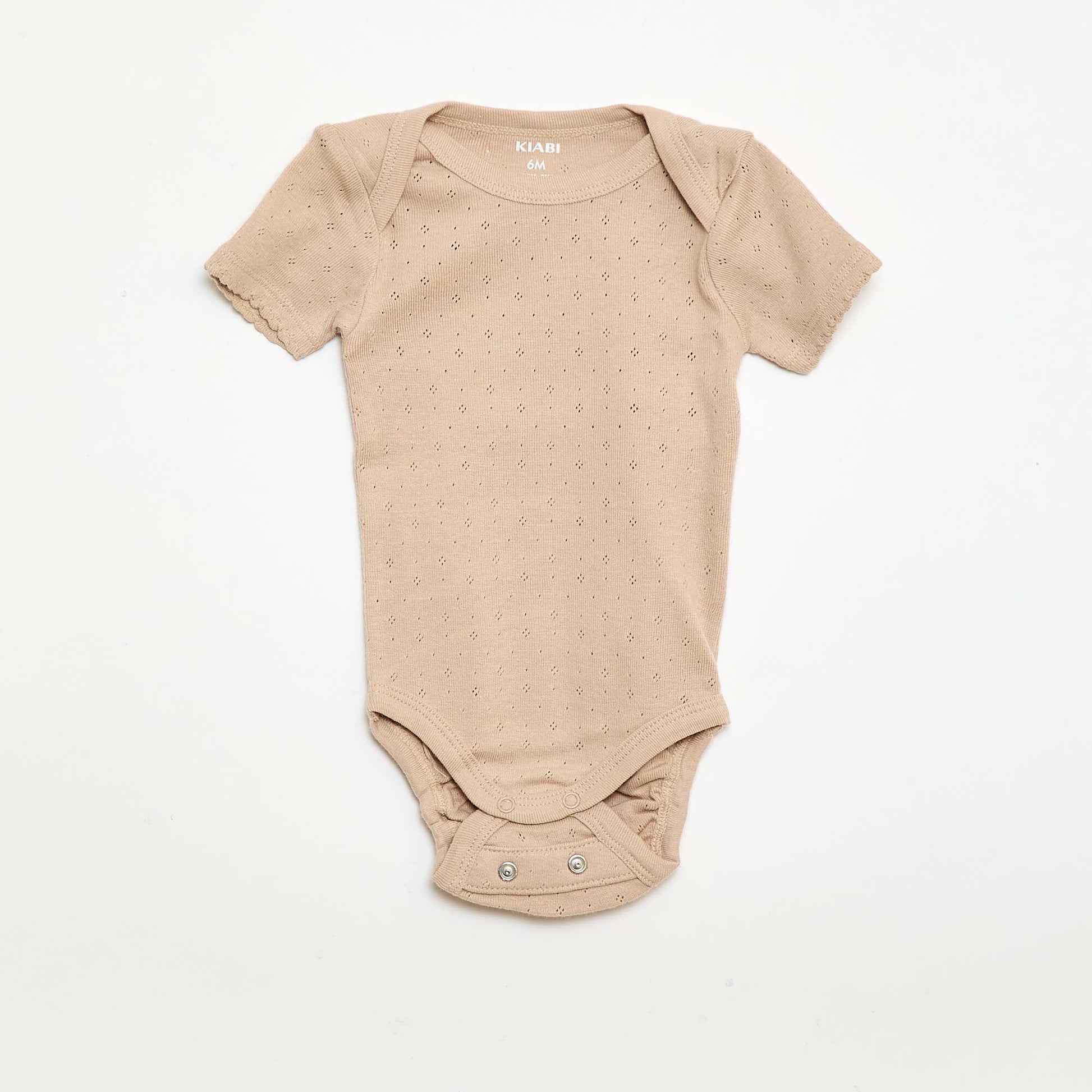 Grow-with-Me Knit Bodysuits - 3-Pack BEIGE