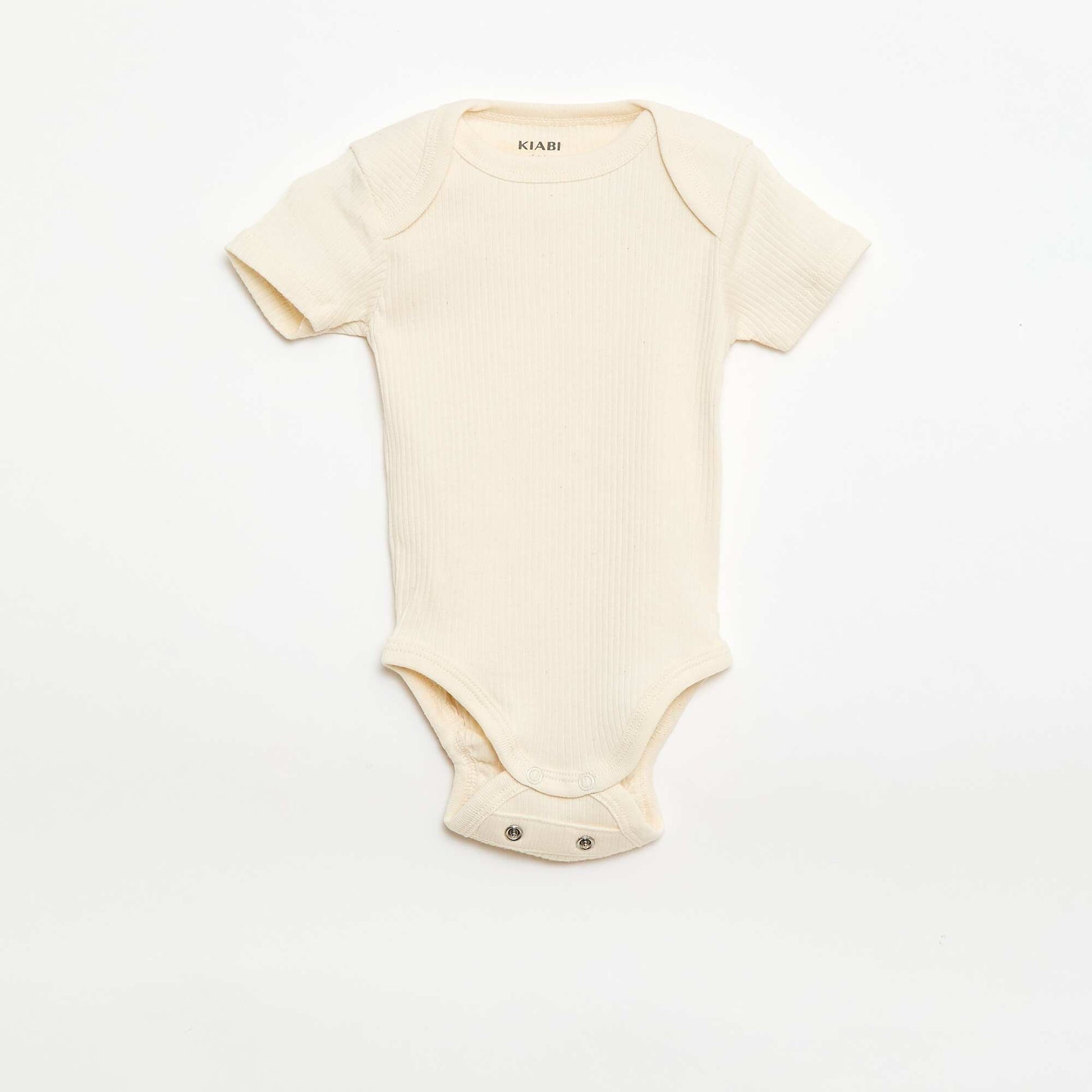 Plain knit grow-with-them bodysuits - Pack of 3 GREEN