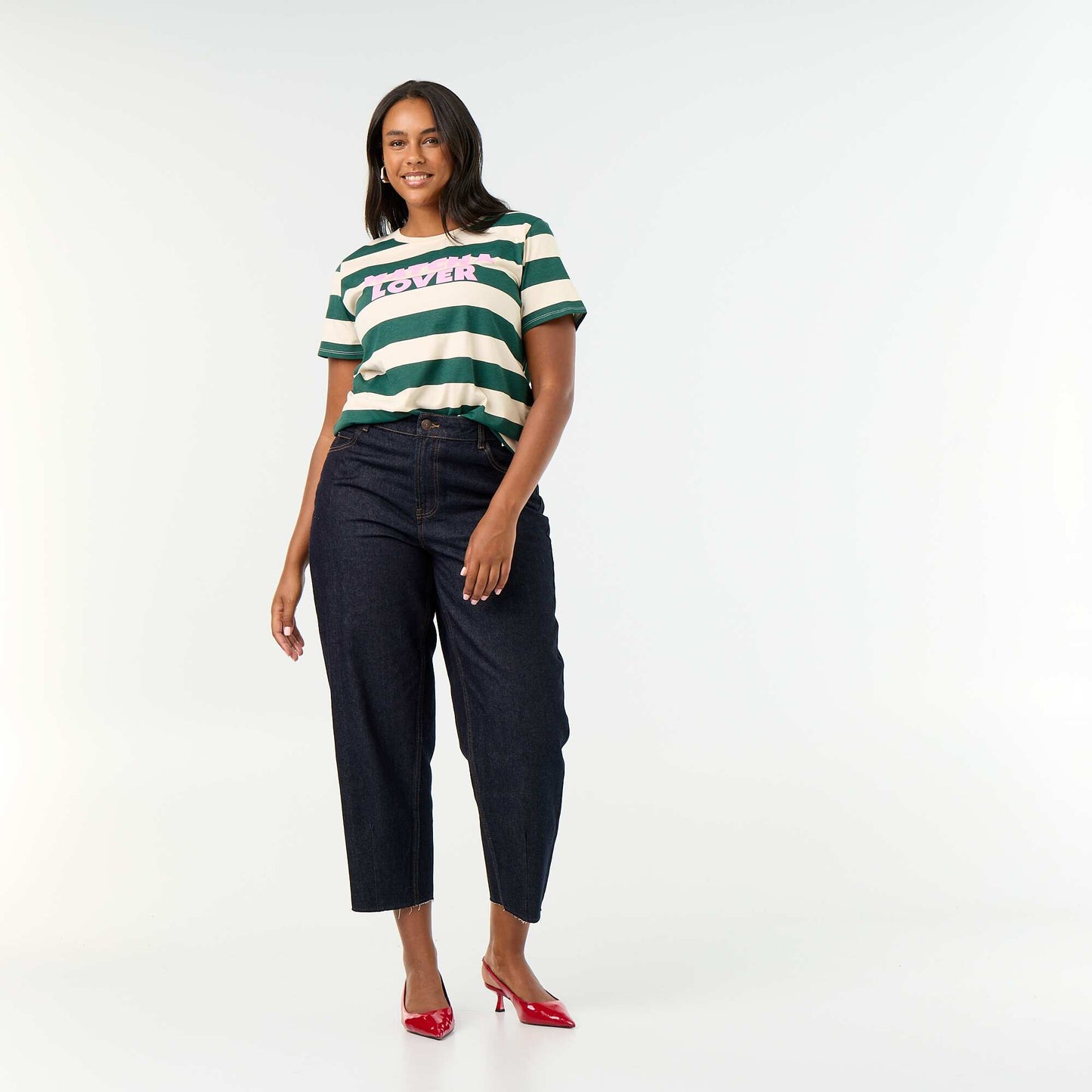 Short-sleeved T-shirt with print WHITE