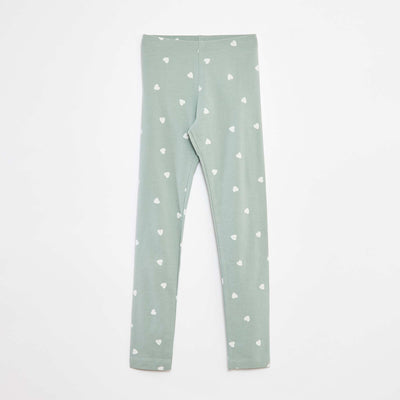 Long jersey leggings BLUE