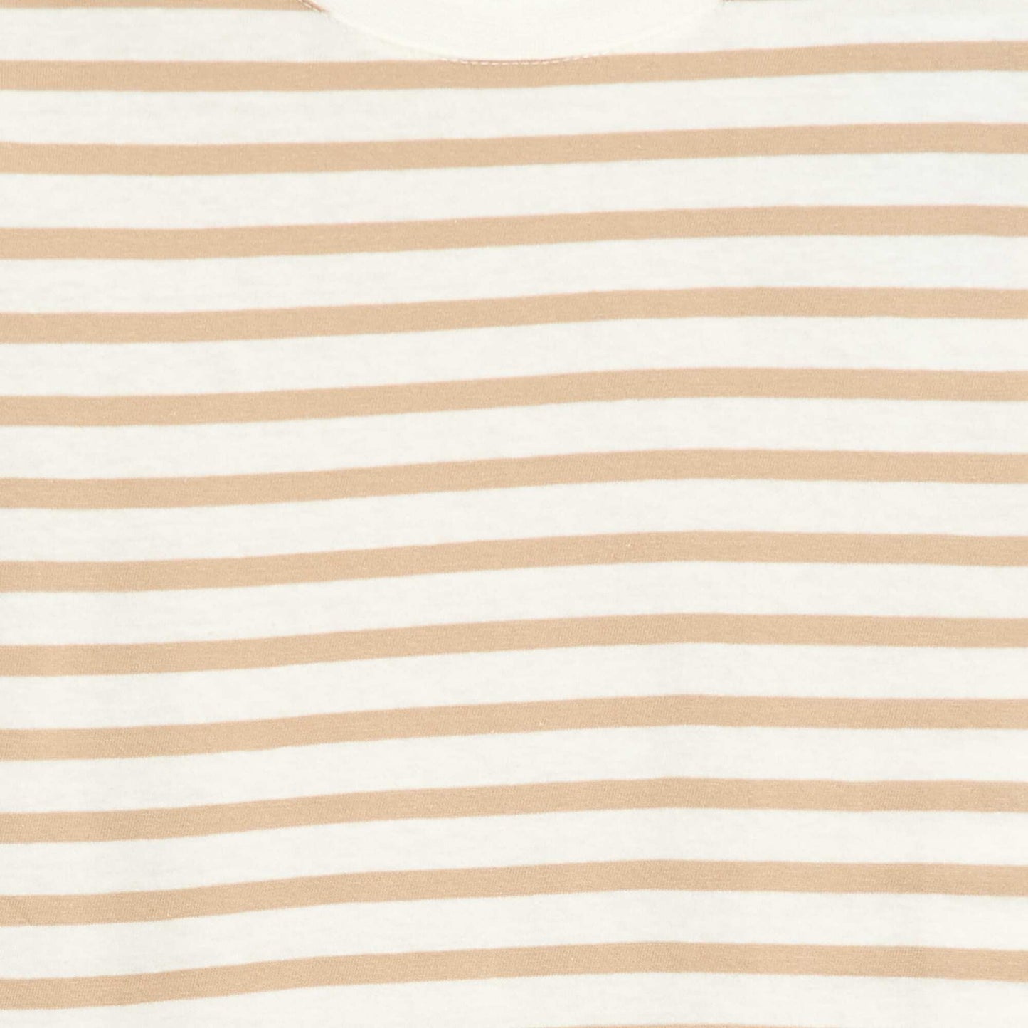 Patterned short-sleeved T-shirt BEIGE