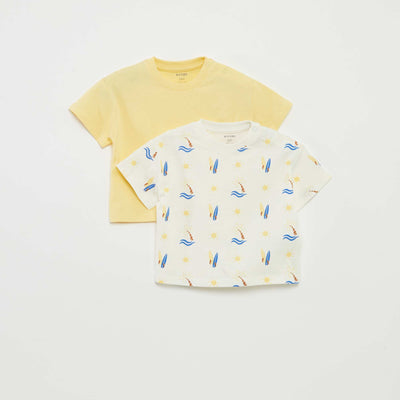 2-Pack of Short-Sleeve Crew Neck T-Shirts WHITE