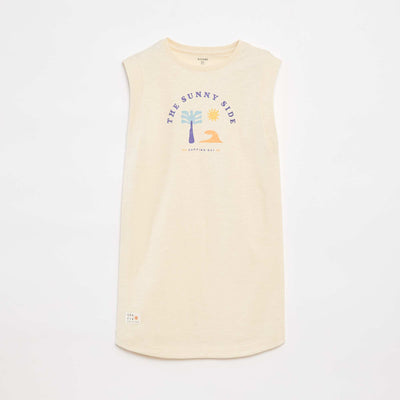 T-shirt dress - Grafik Edition WHITE
