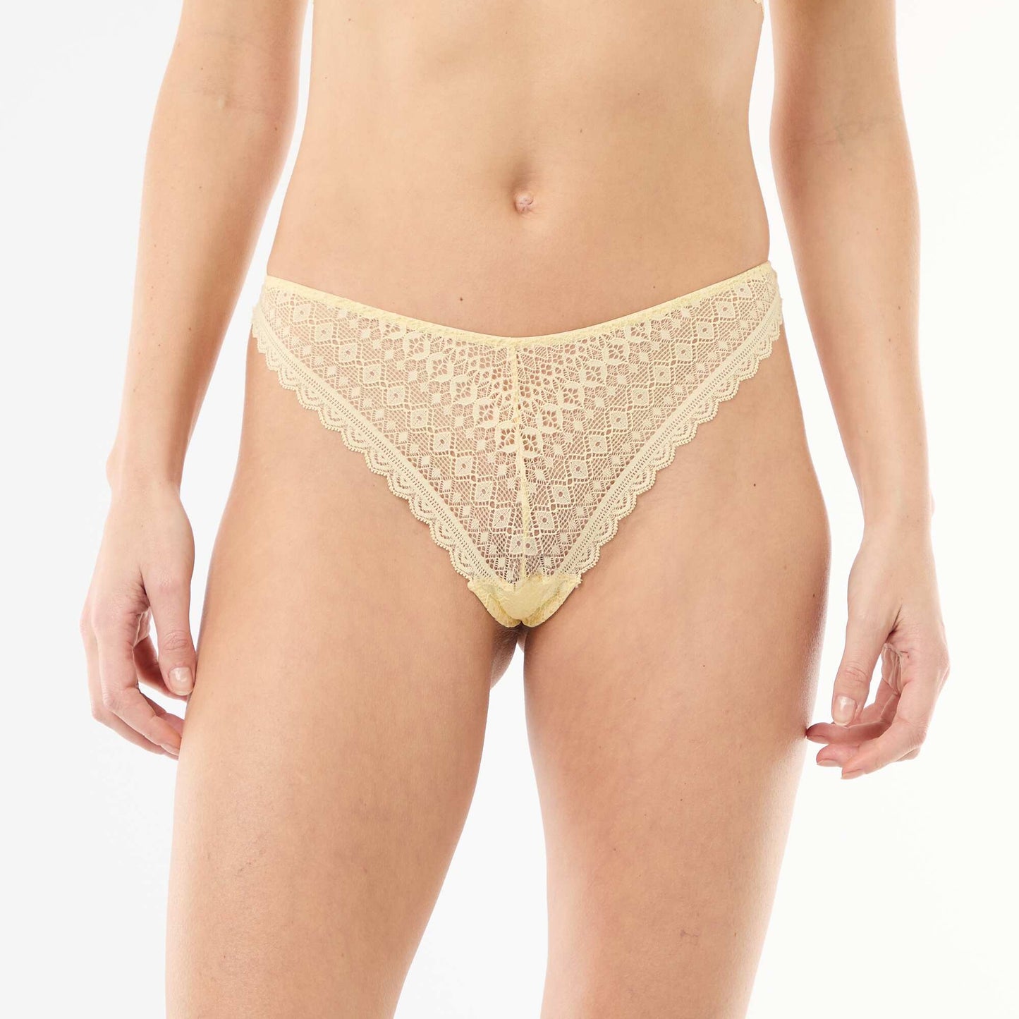 Lace Thong YELLOW