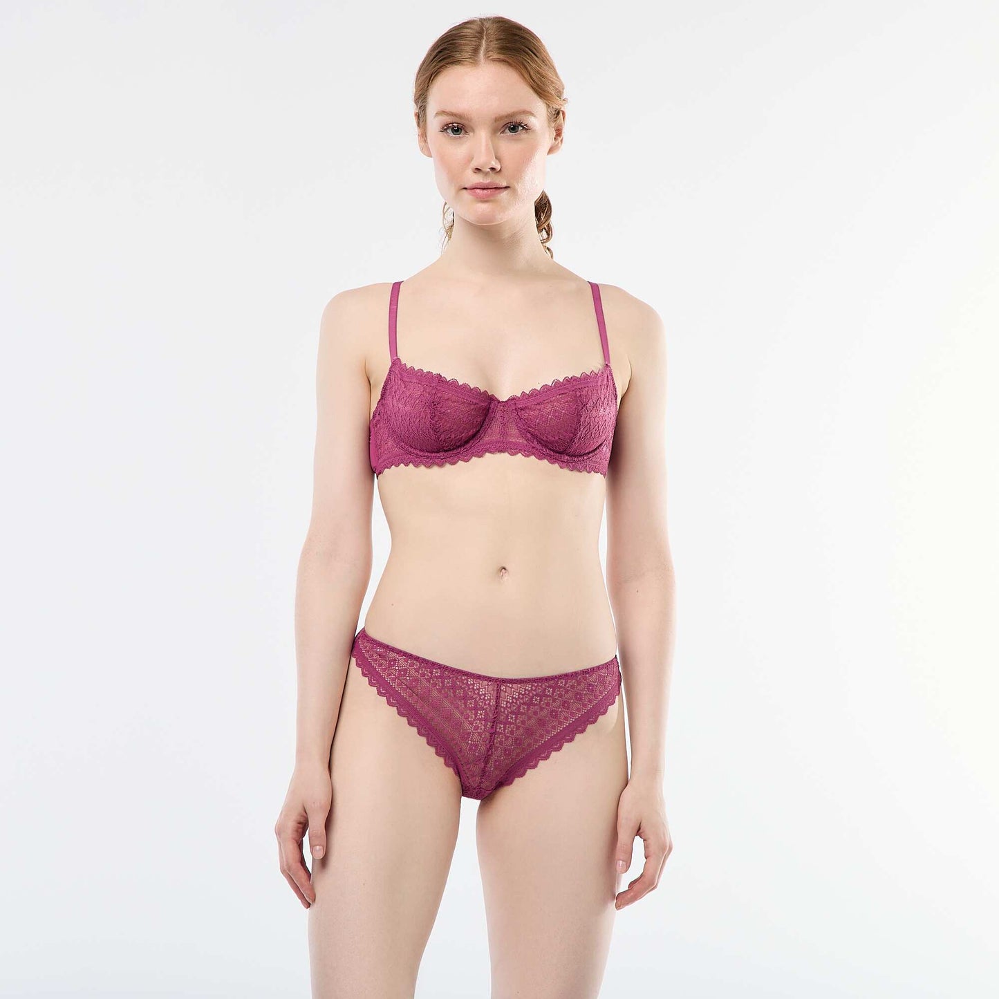 Lace tanga PINK