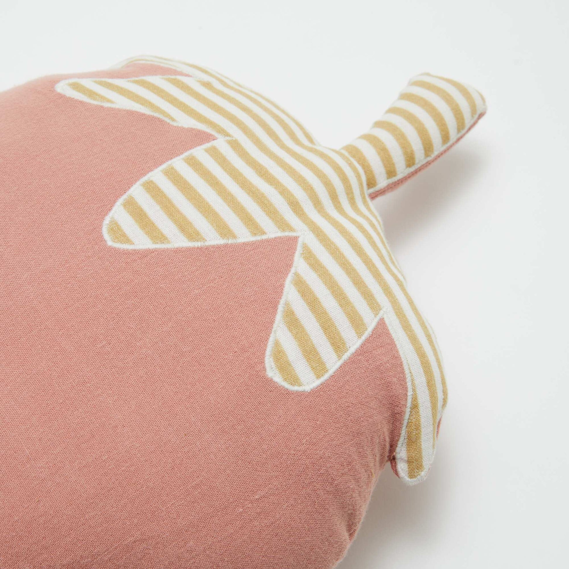 Fruit and vegetable shaped cushion - strawberry PINK