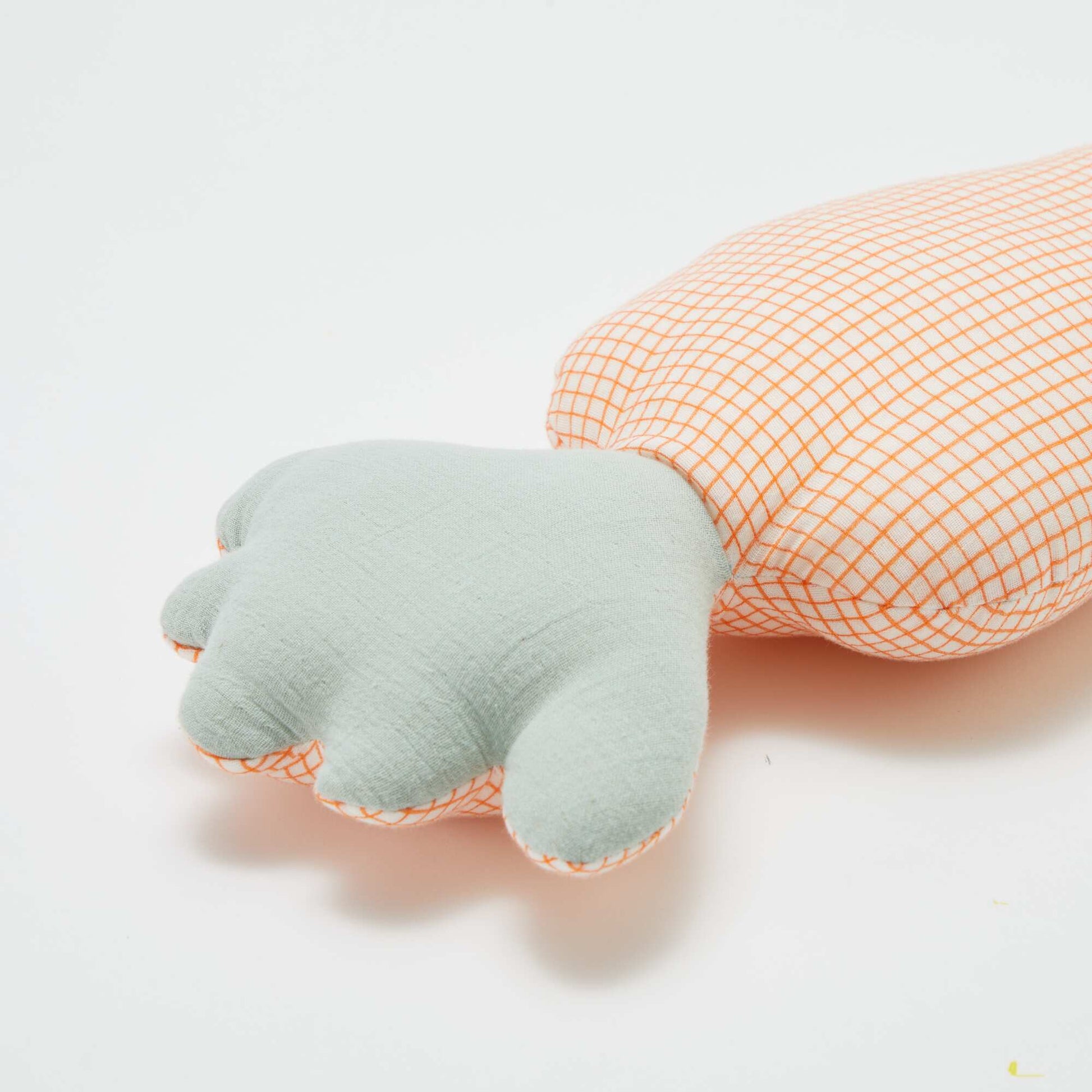 Fruit and Vegetable Shaped Cushion - Carrot ORANGE