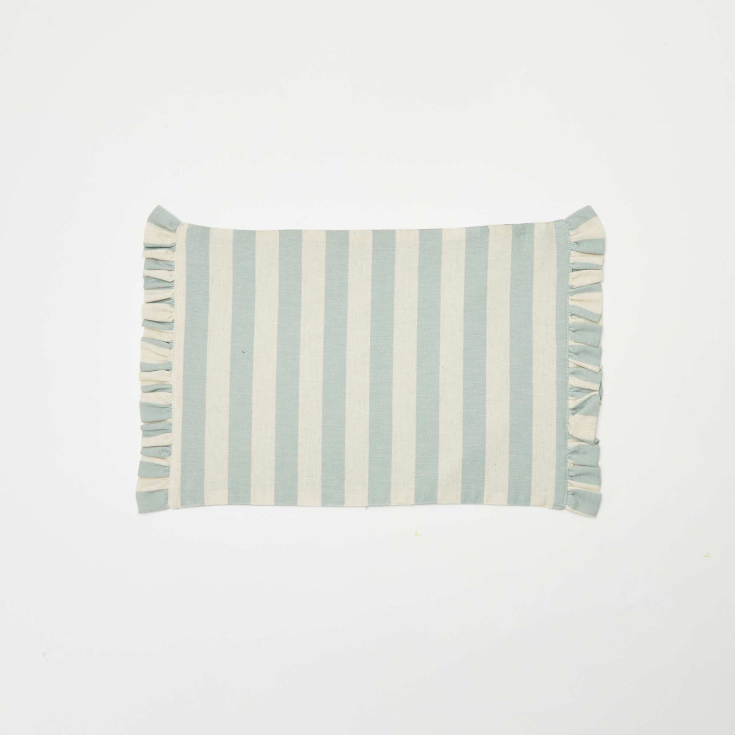 Set of 2 Ruffled Placemats (32x45 cm) BLUE