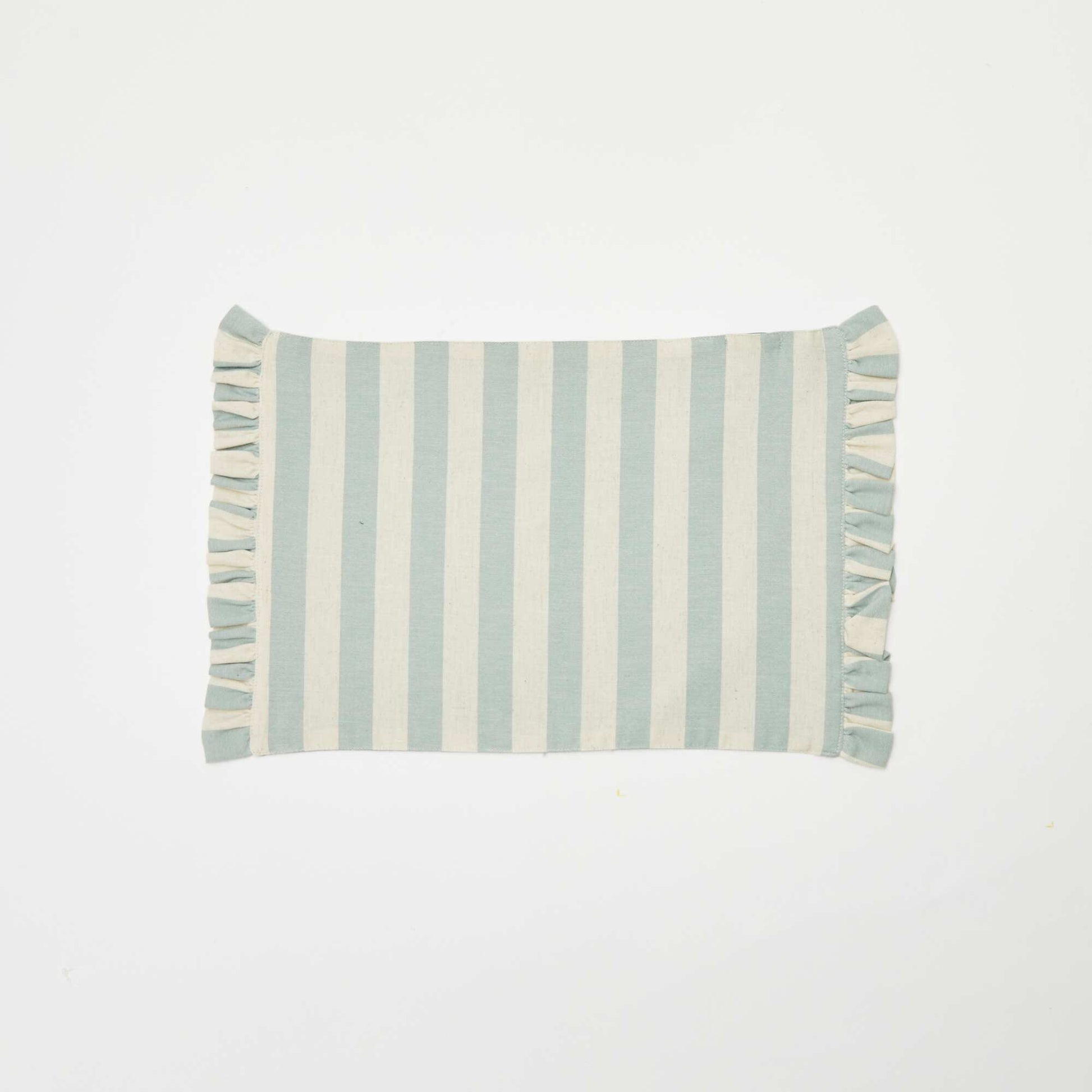 Set of 2 Ruffled Placemats (32x45 cm) BLUE