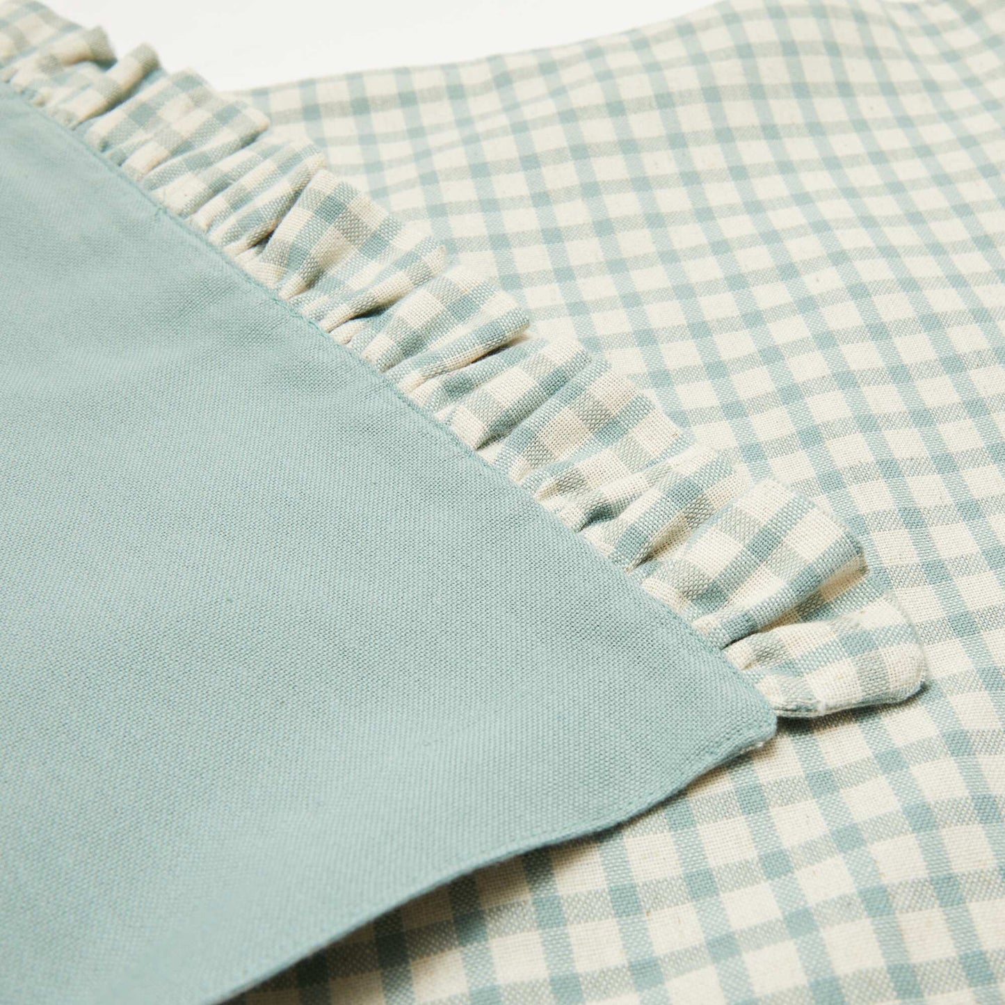 Set of 2 Ruffled Placemats (32x45 cm) BLUE