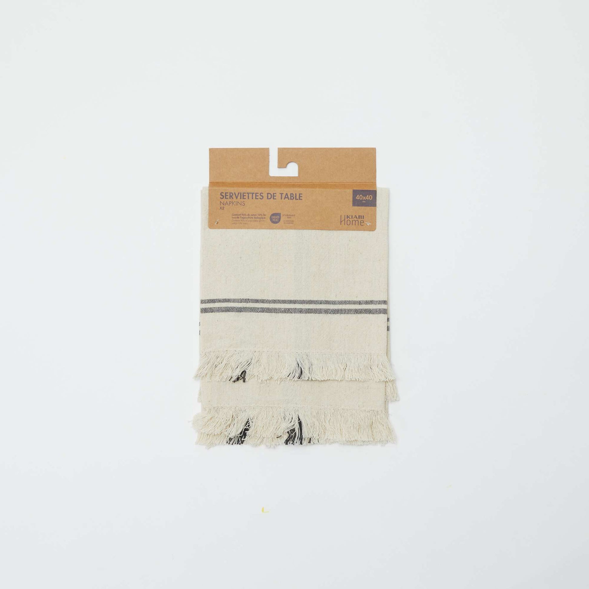 Set of 2 Napkins - Kiabi Home BEIGE