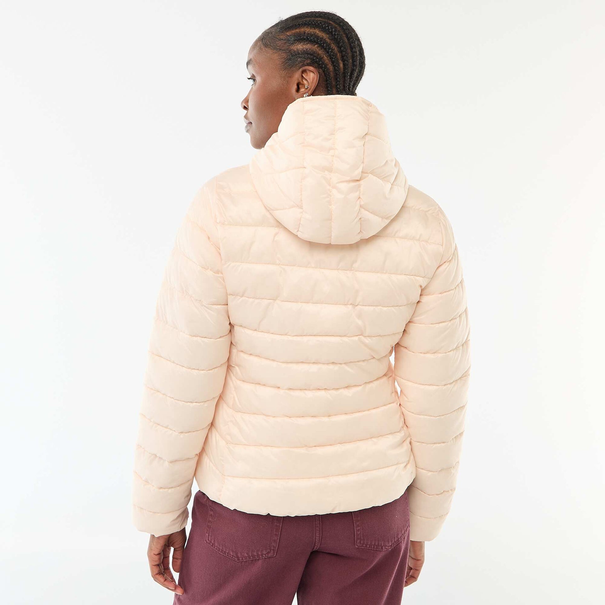 Lightweight Hooded Padded Jacket PINK
