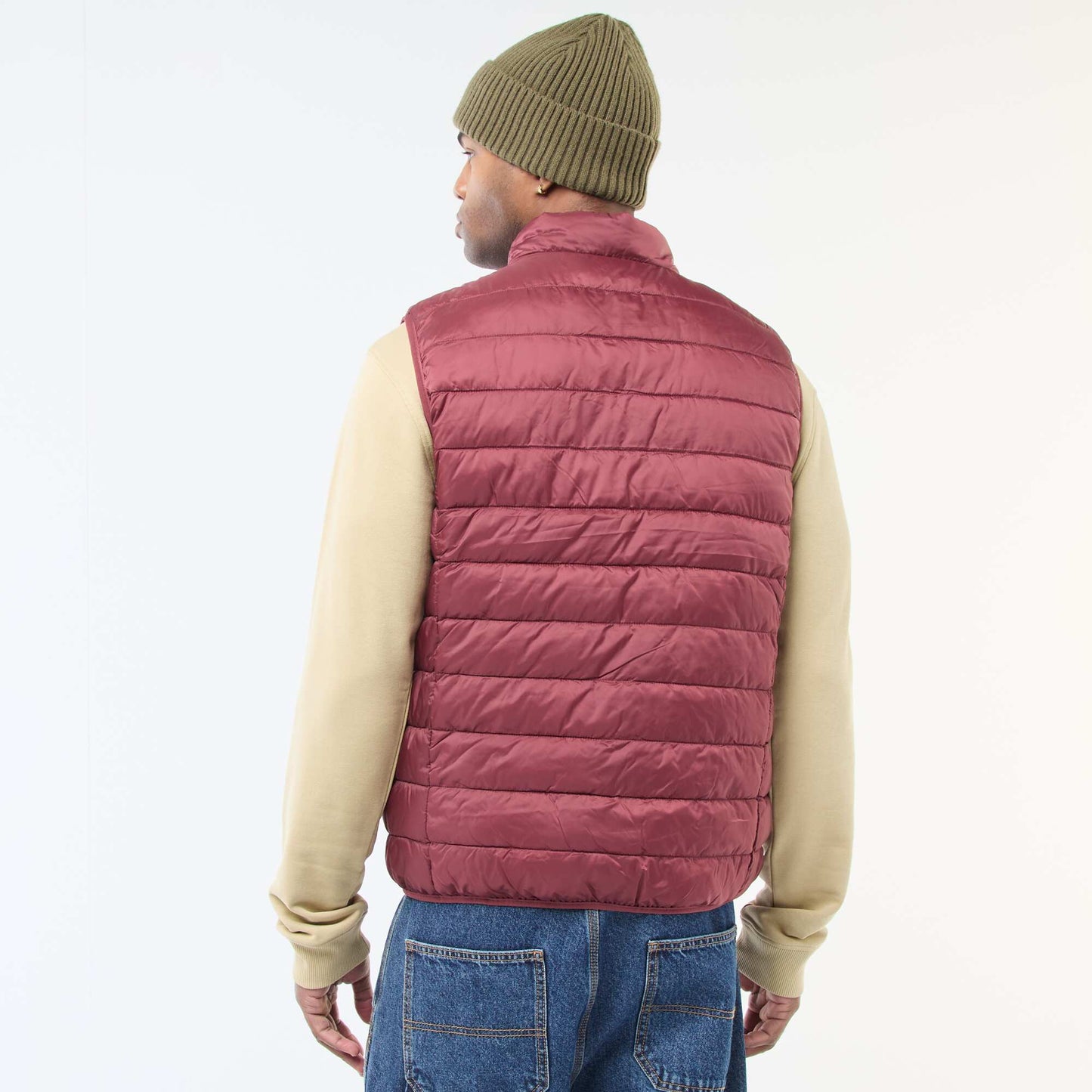 Plain showerproof bodywarmer RED
