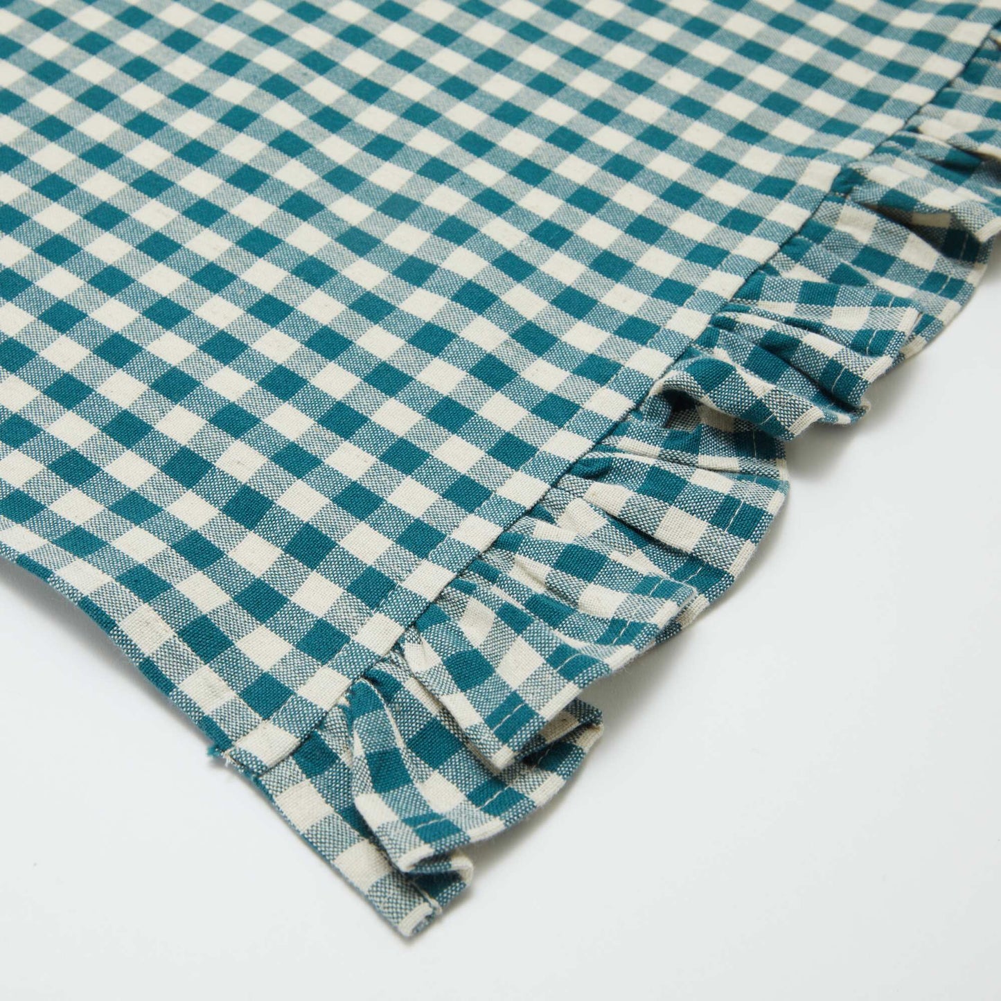 Set of 2 Ruffled Tea Towels (50x70 cm) BLUE