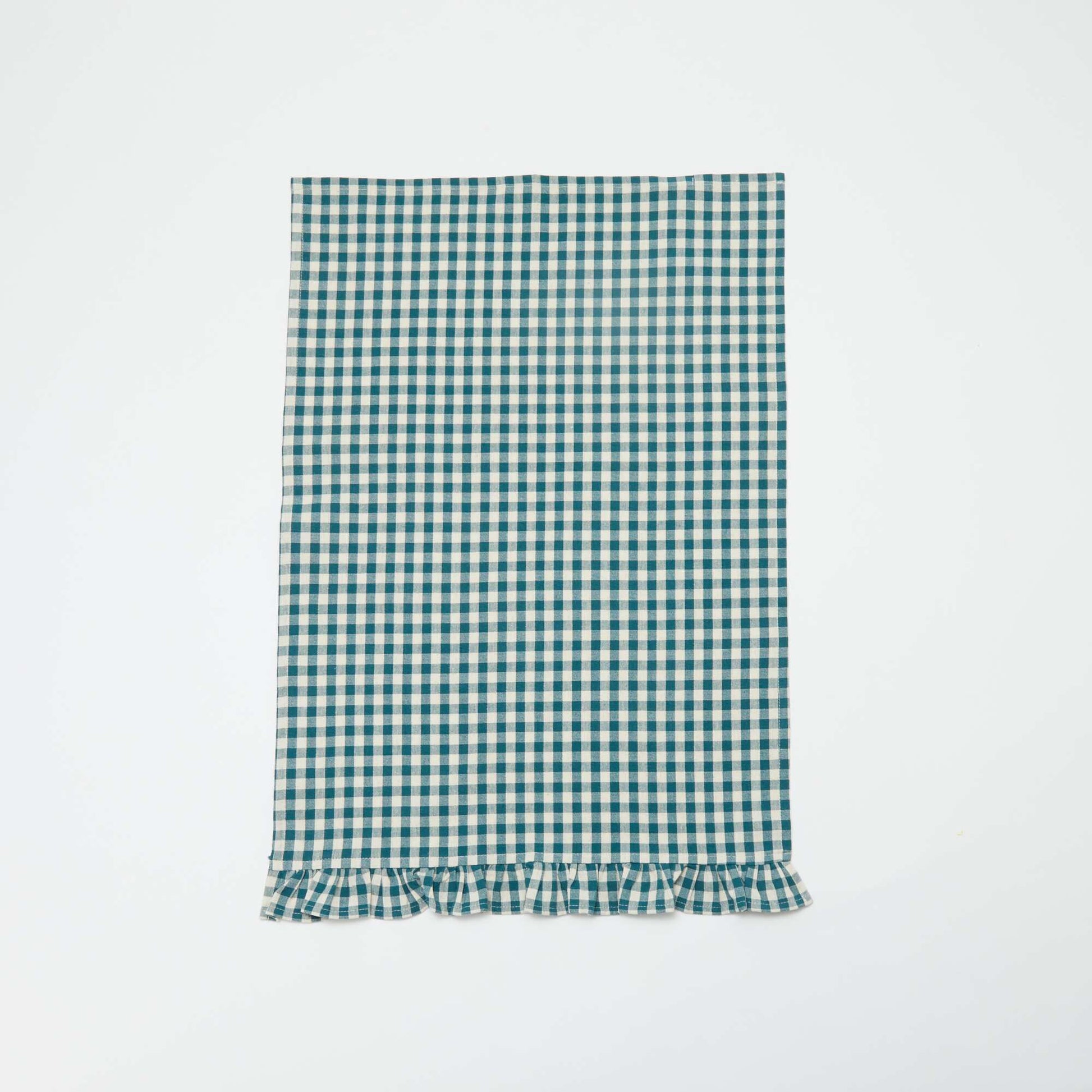 Set of 2 Ruffled Tea Towels (50x70 cm) BLUE