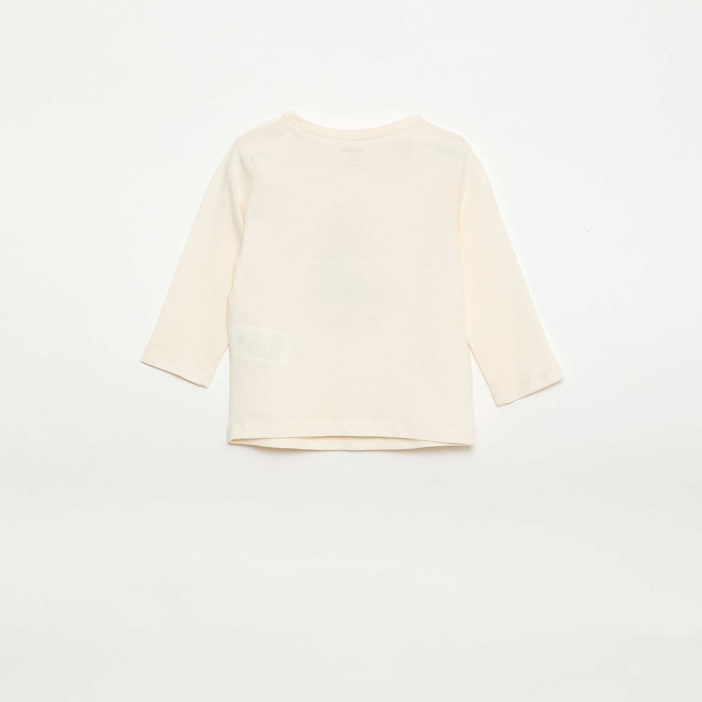 Long-sleeved T-shirt with cute design WHITE