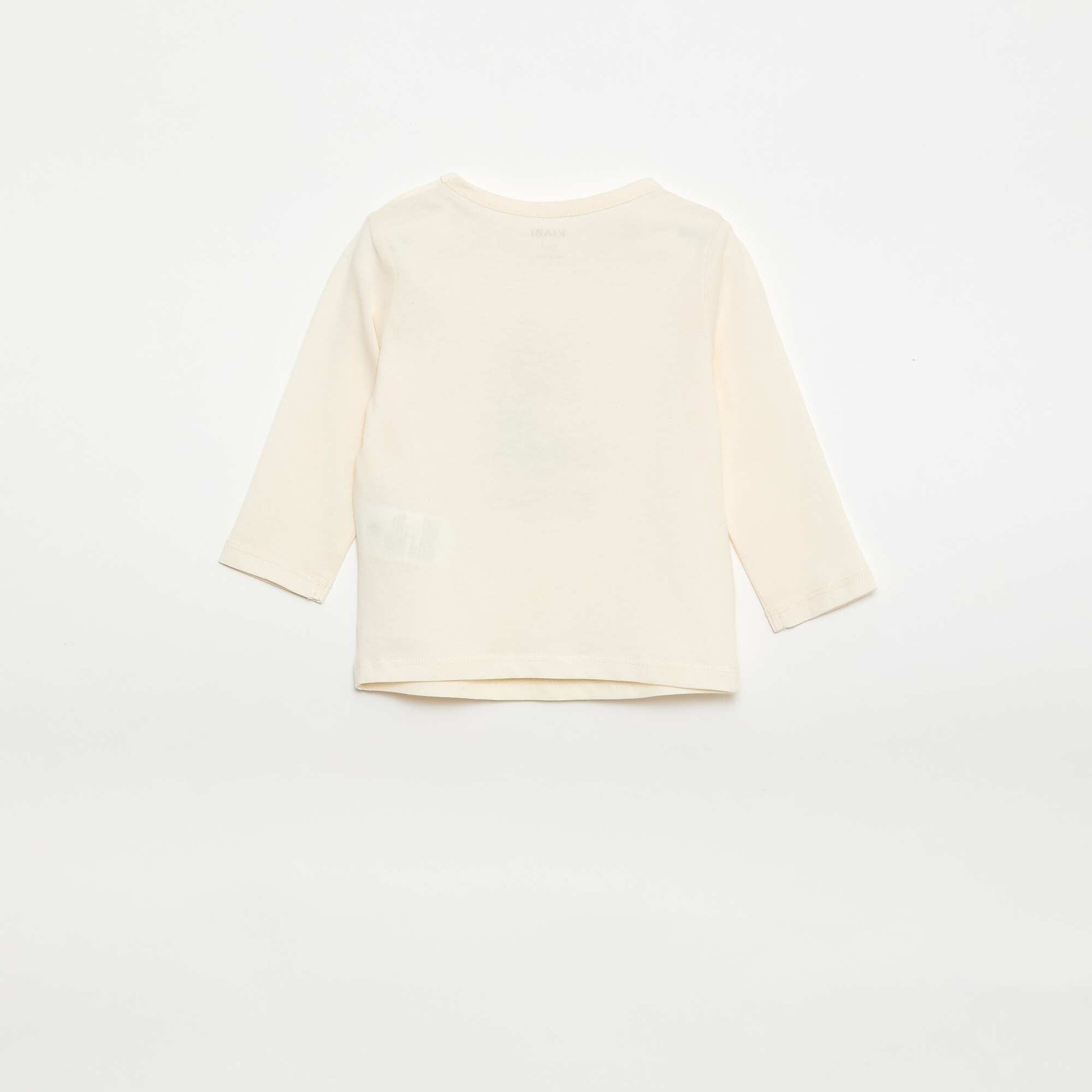 Long-sleeved T-shirt with cute design WHITE