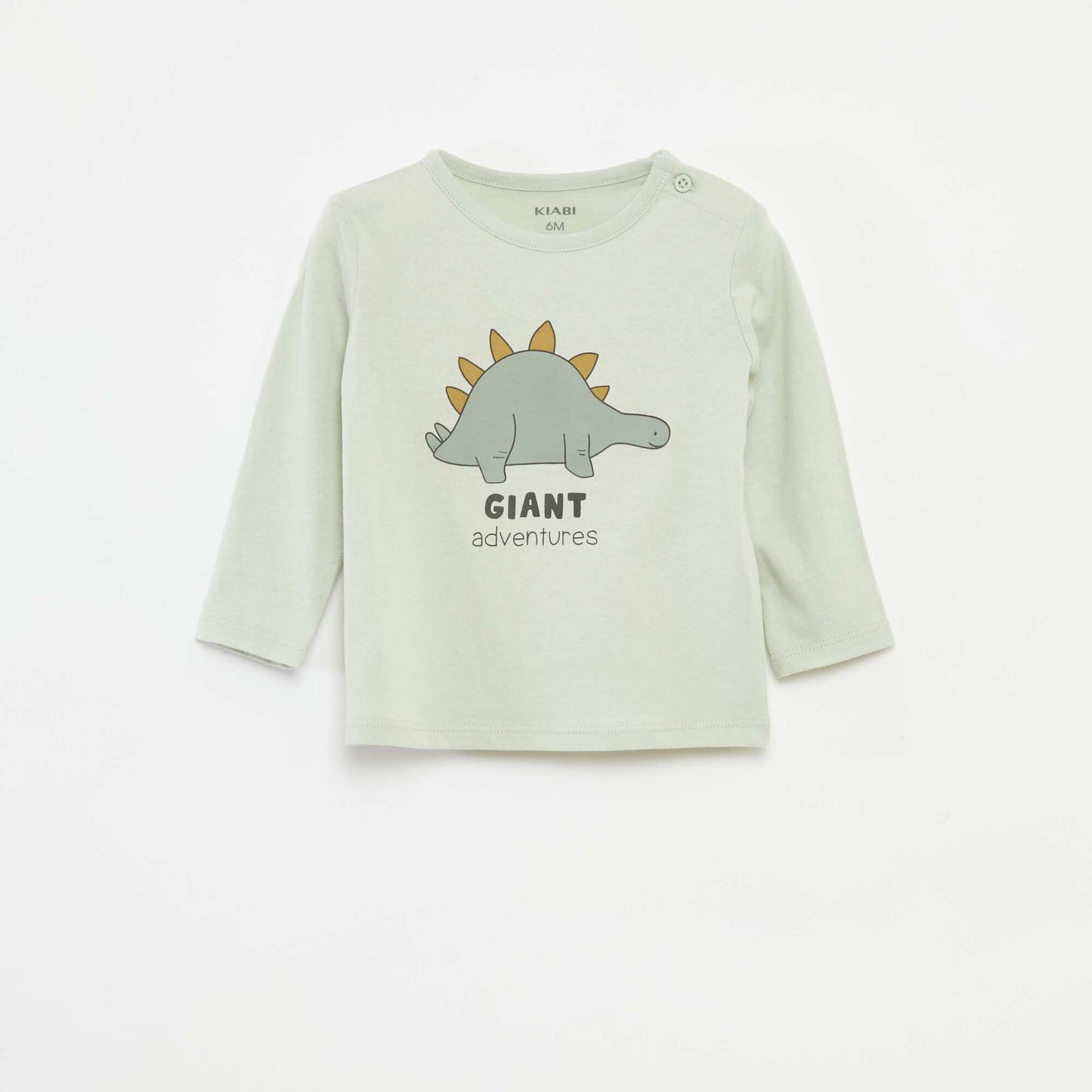 Long-sleeved T-shirt with cute design BLUE