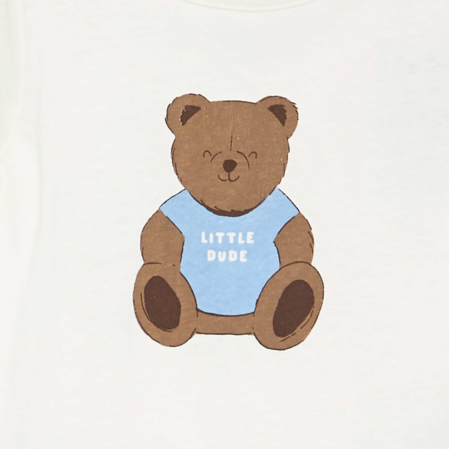 Long-sleeved T-shirt with cute design WHITE