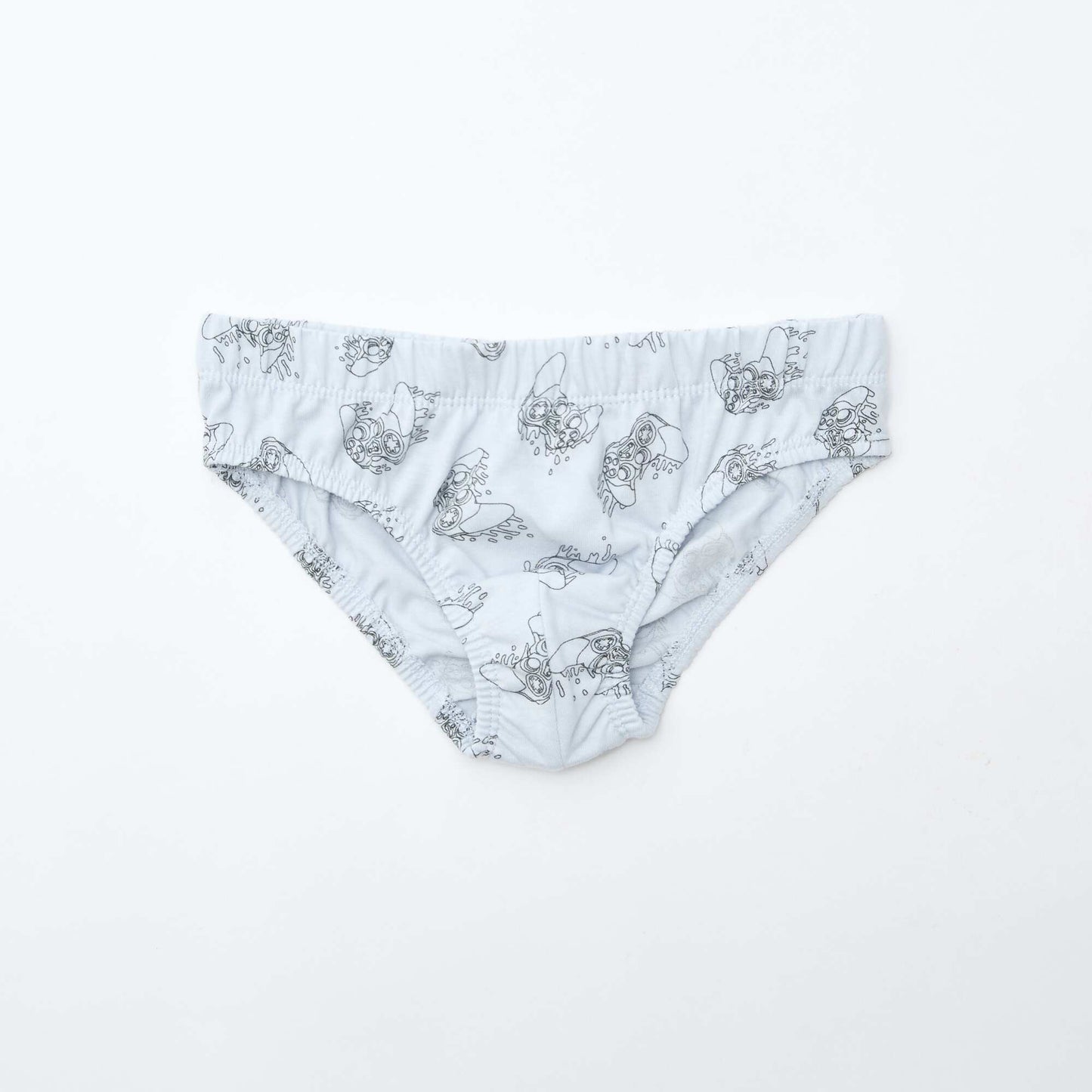 Pack of 7 pairs of printed briefs GREY