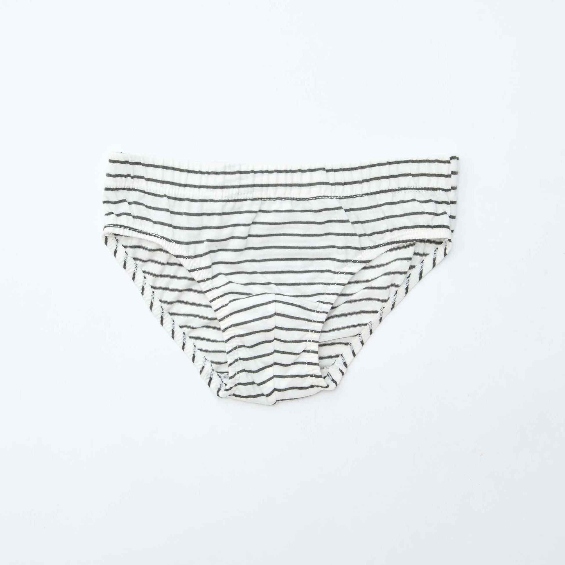 Pack of 7 pairs of printed briefs GREY