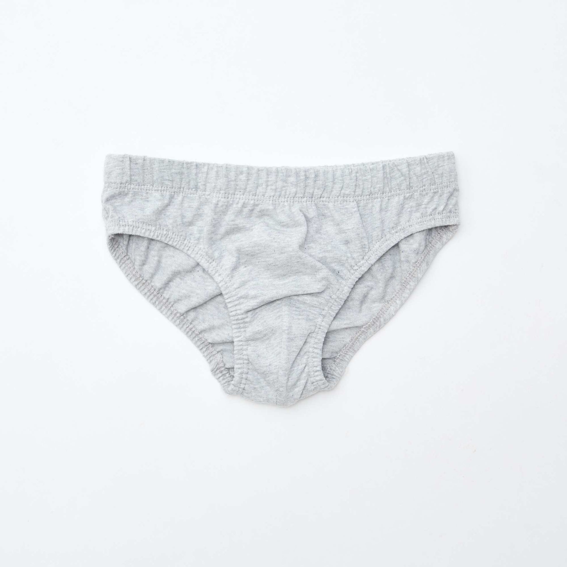Pack of 7 pairs of printed briefs GREY