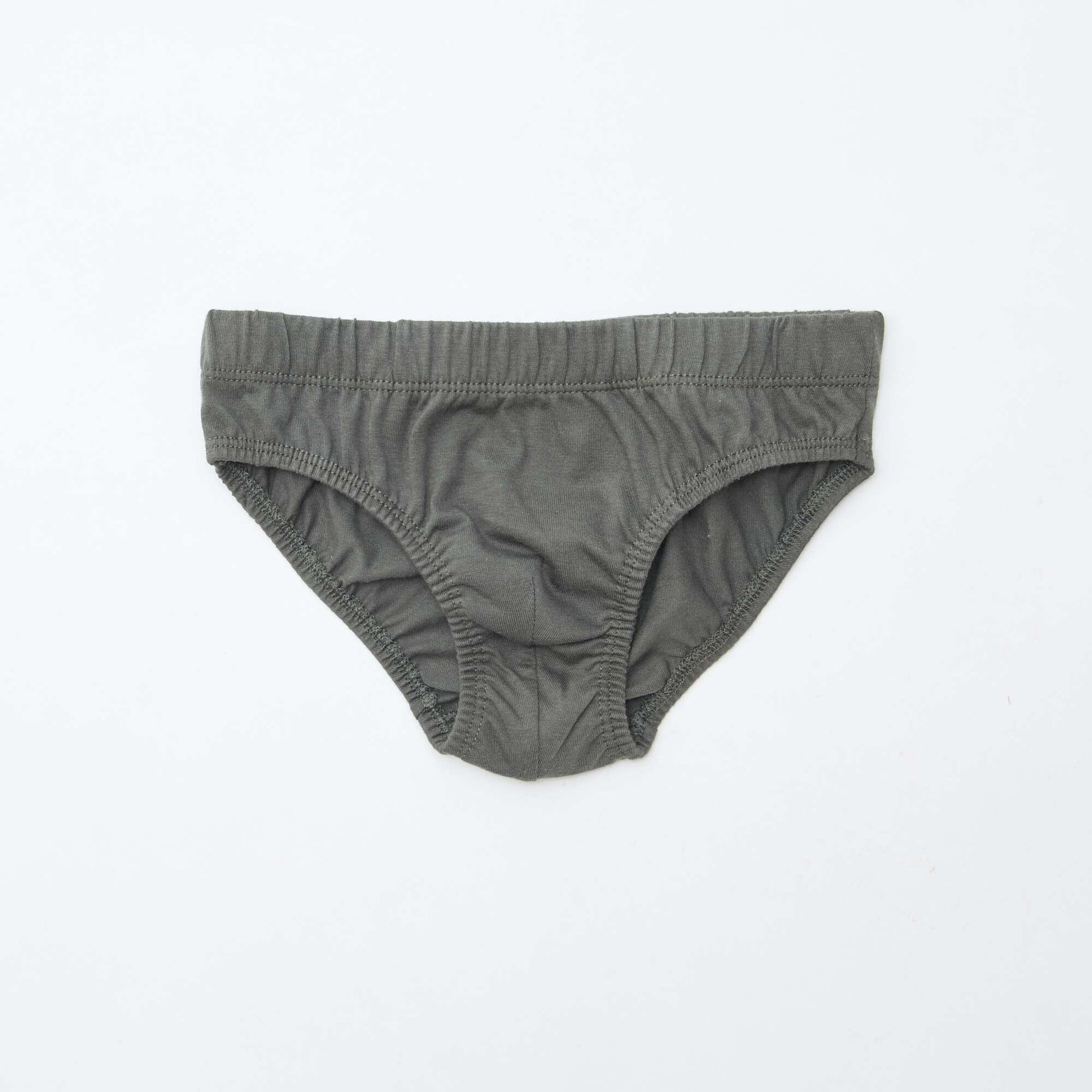Pack of 7 pairs of printed briefs GREY