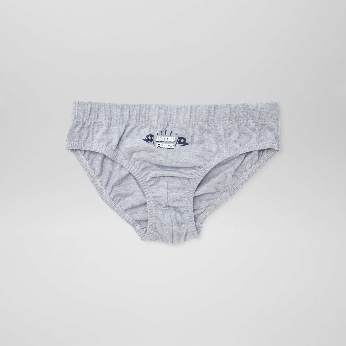 Pack of 7 pairs of printed briefs BLUE
