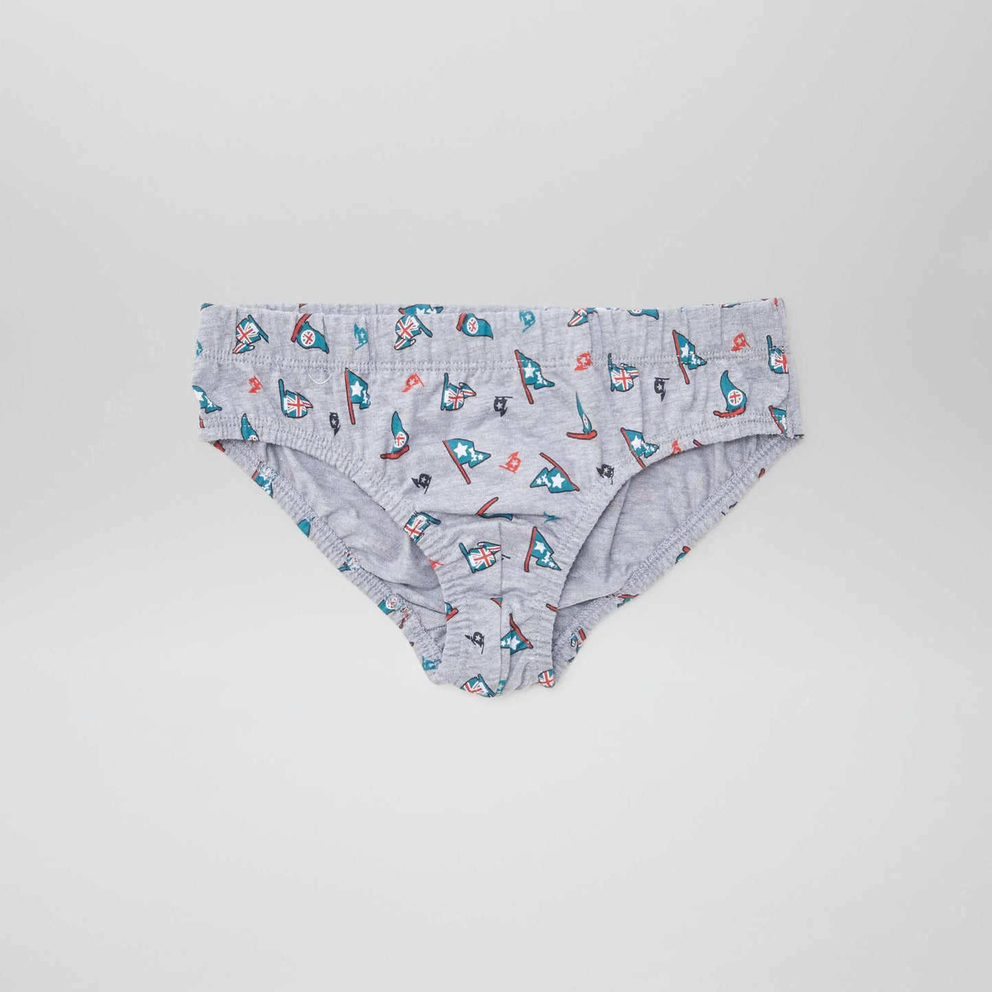 Pack of 7 pairs of printed briefs BLUE