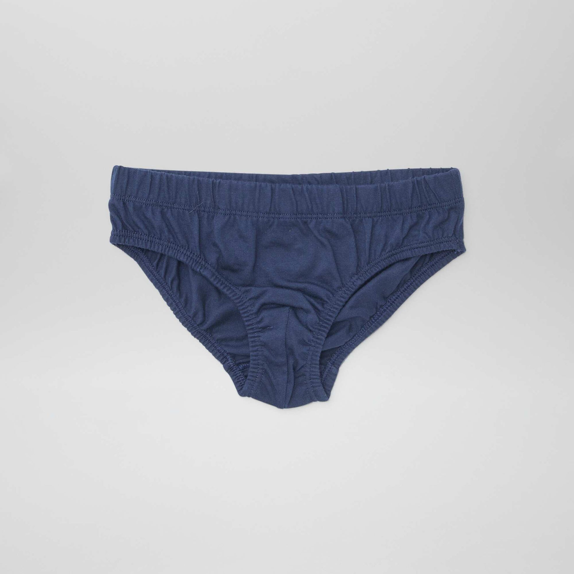 Pack of 7 pairs of printed briefs BLUE