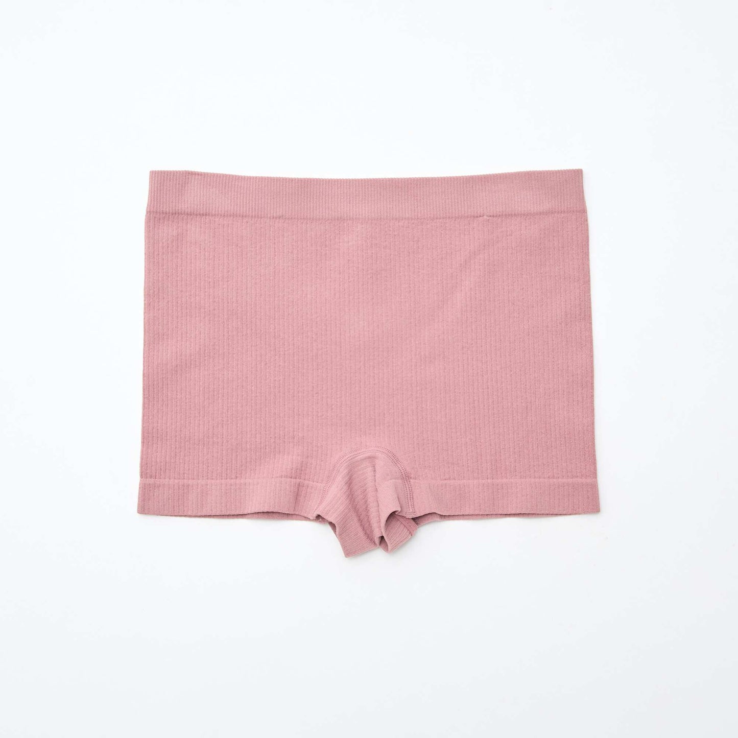 Pack of 2 pairs of ribbed knit boy shorts PINK