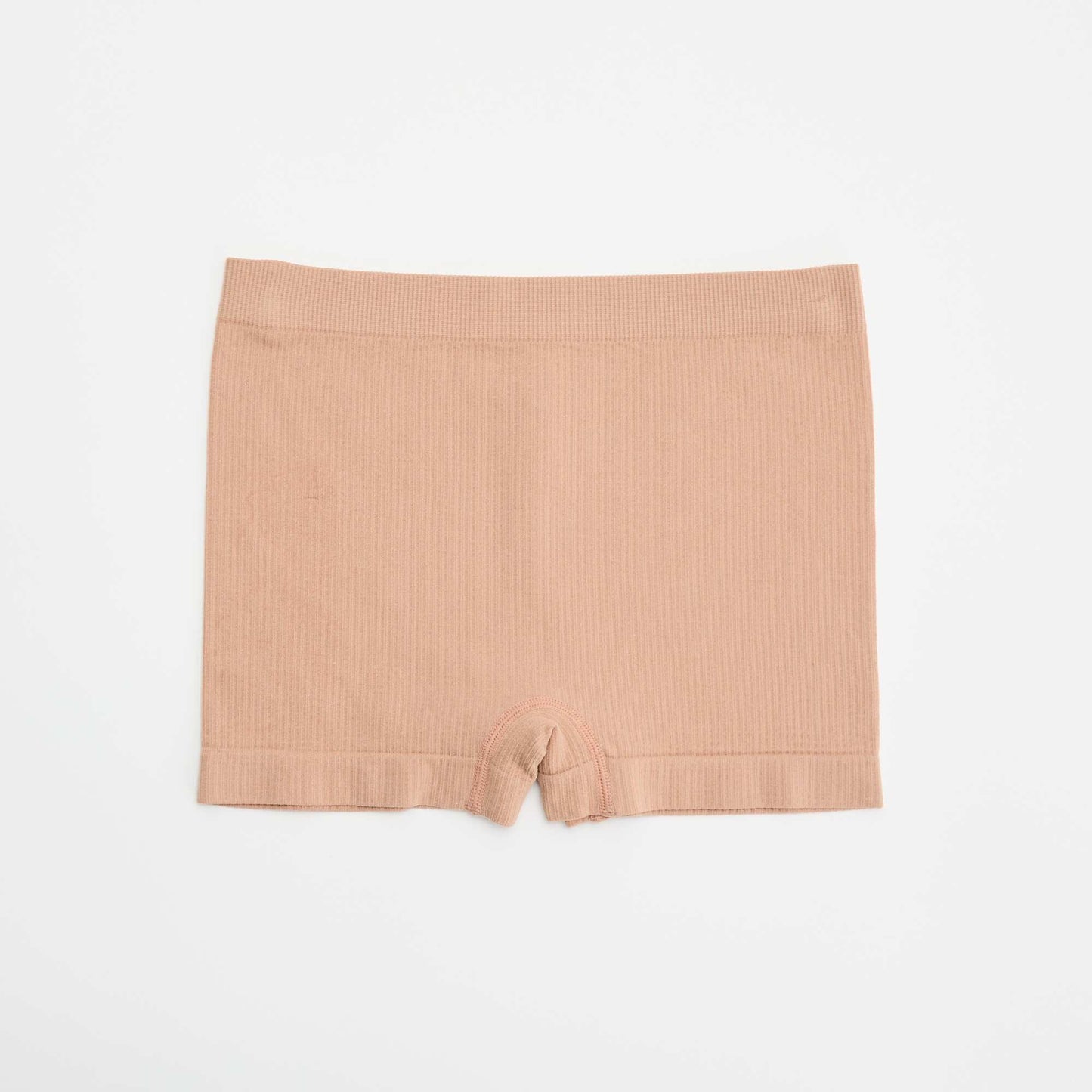 Pack of 2 pairs of ribbed knit boy shorts PINK