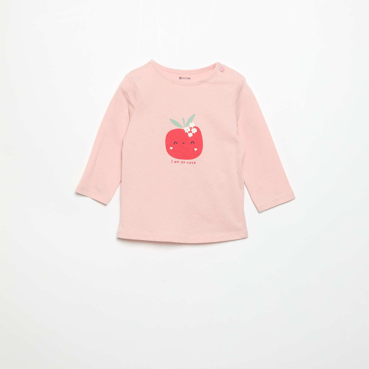 Printed Long-Sleeve T-shirt BLUE