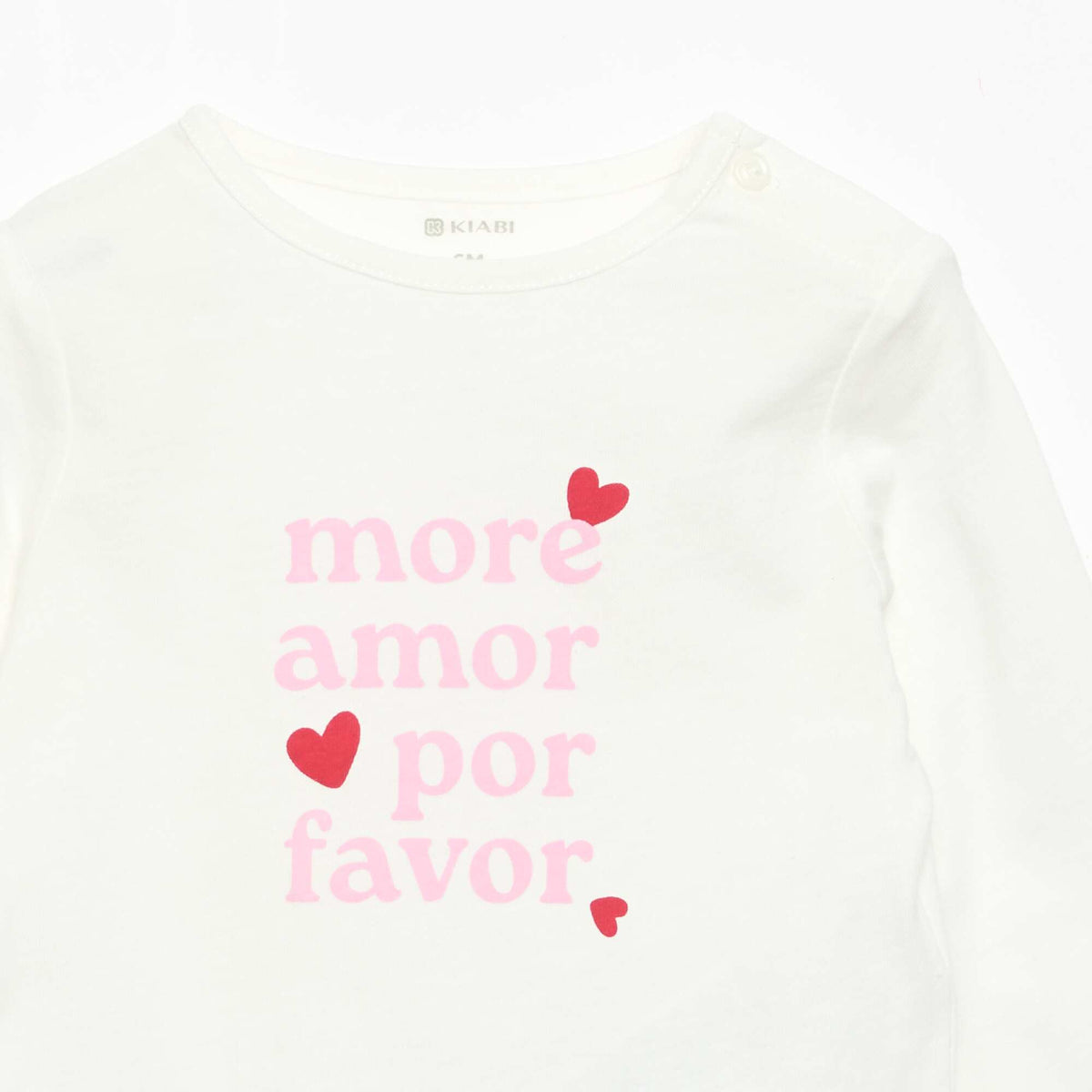 Printed Long-Sleeve T-shirt WHITE