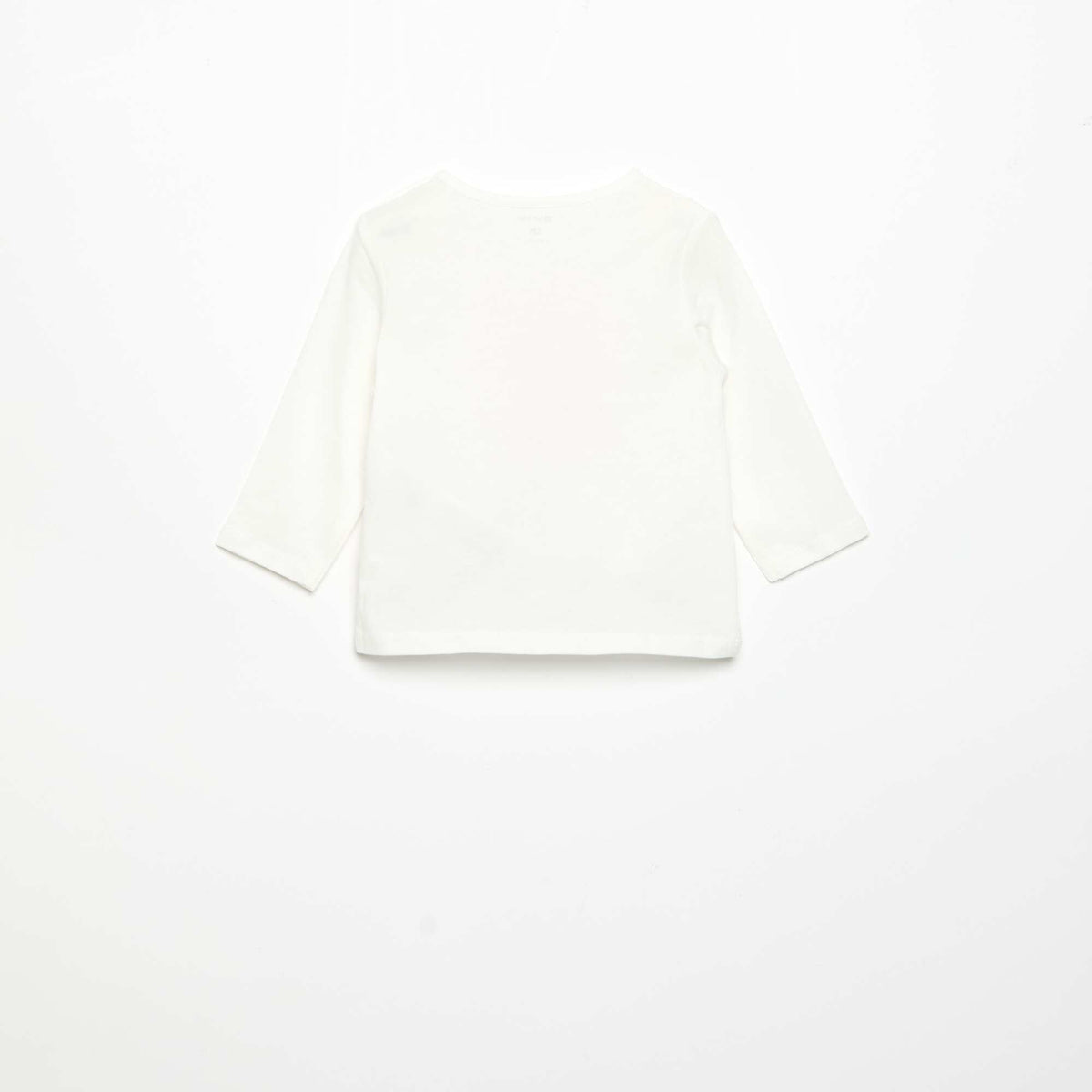 Printed Long-Sleeve T-shirt WHITE