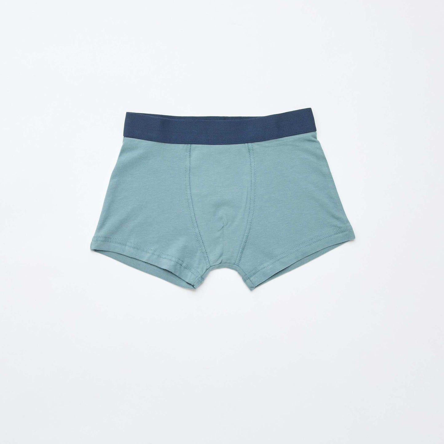 Pack of 5 pairs of plain and printed boxer shorts GREY