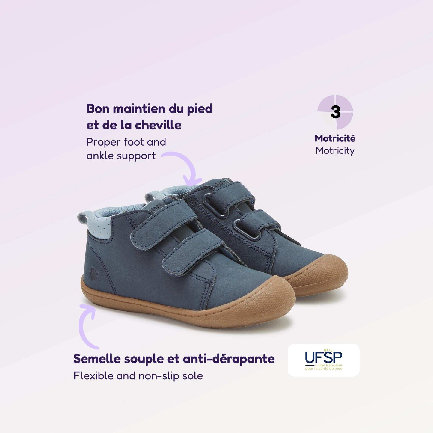 First Steps Motor Skills Shoes - Kitchoun BLUE