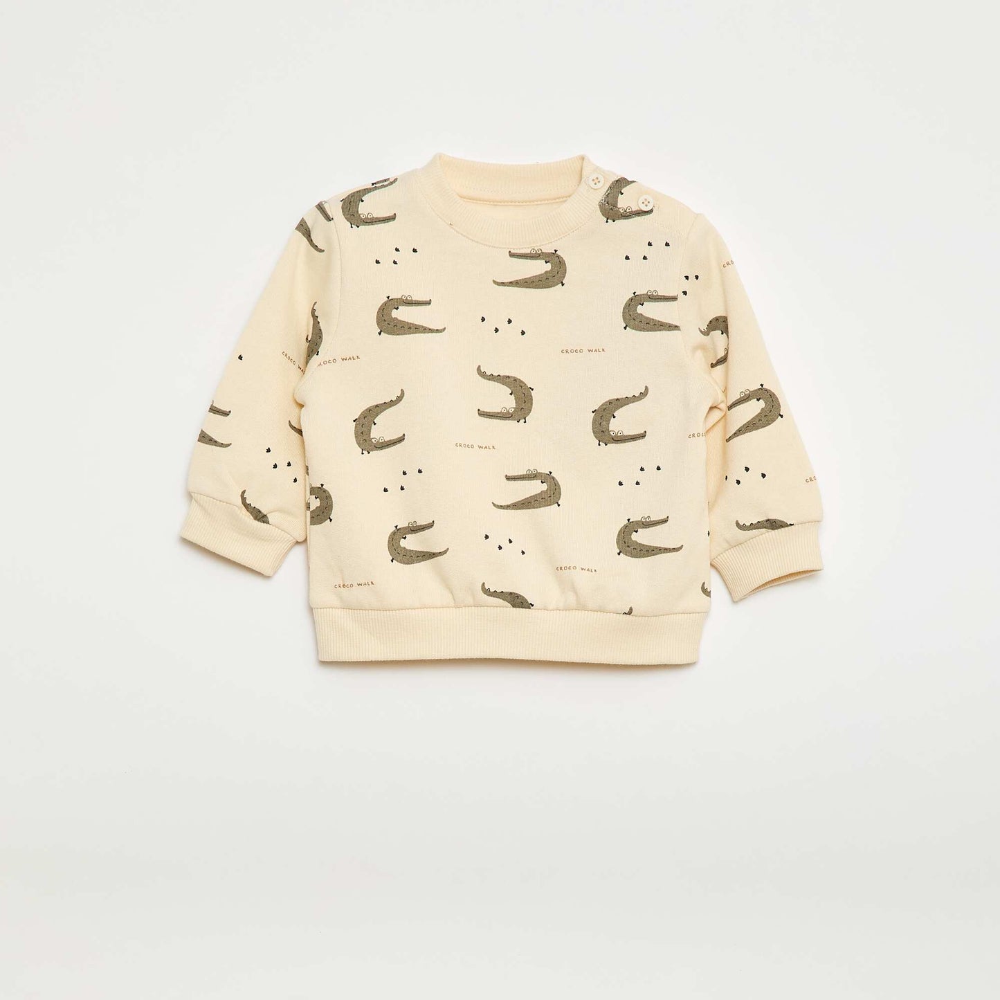 2-piece sweatshirt + trousers set WHITE