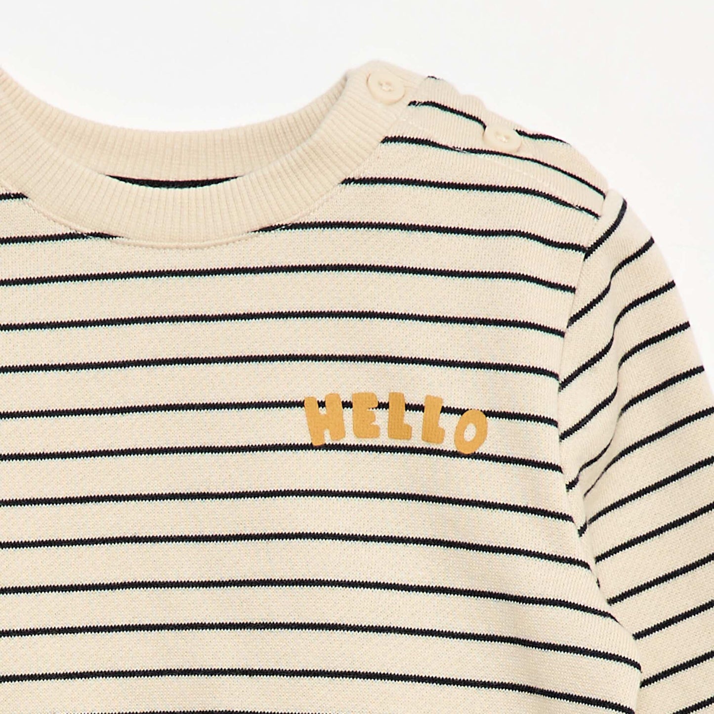 2-piece sweatshirt + trousers set WHITE