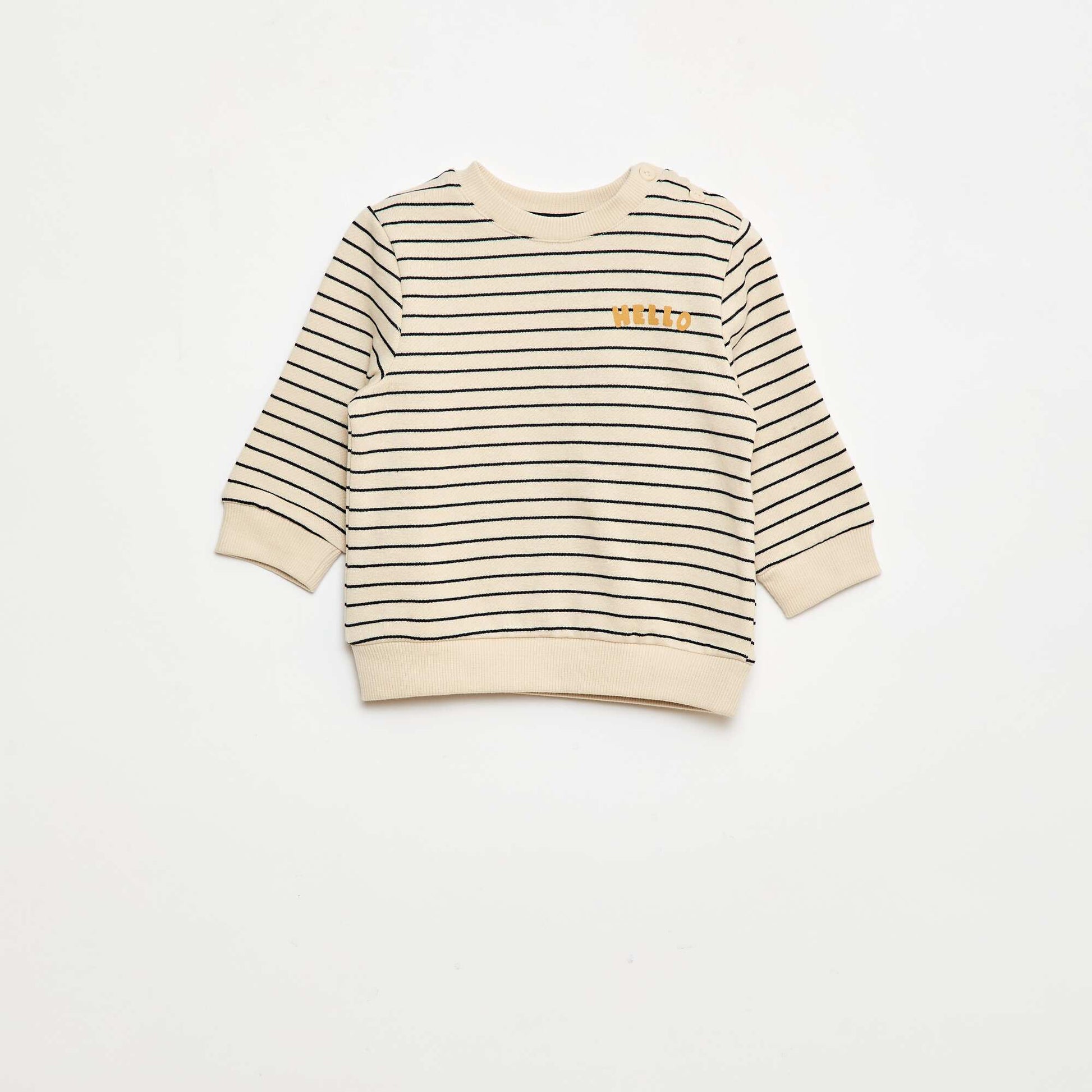 2-piece sweatshirt + trousers set WHITE