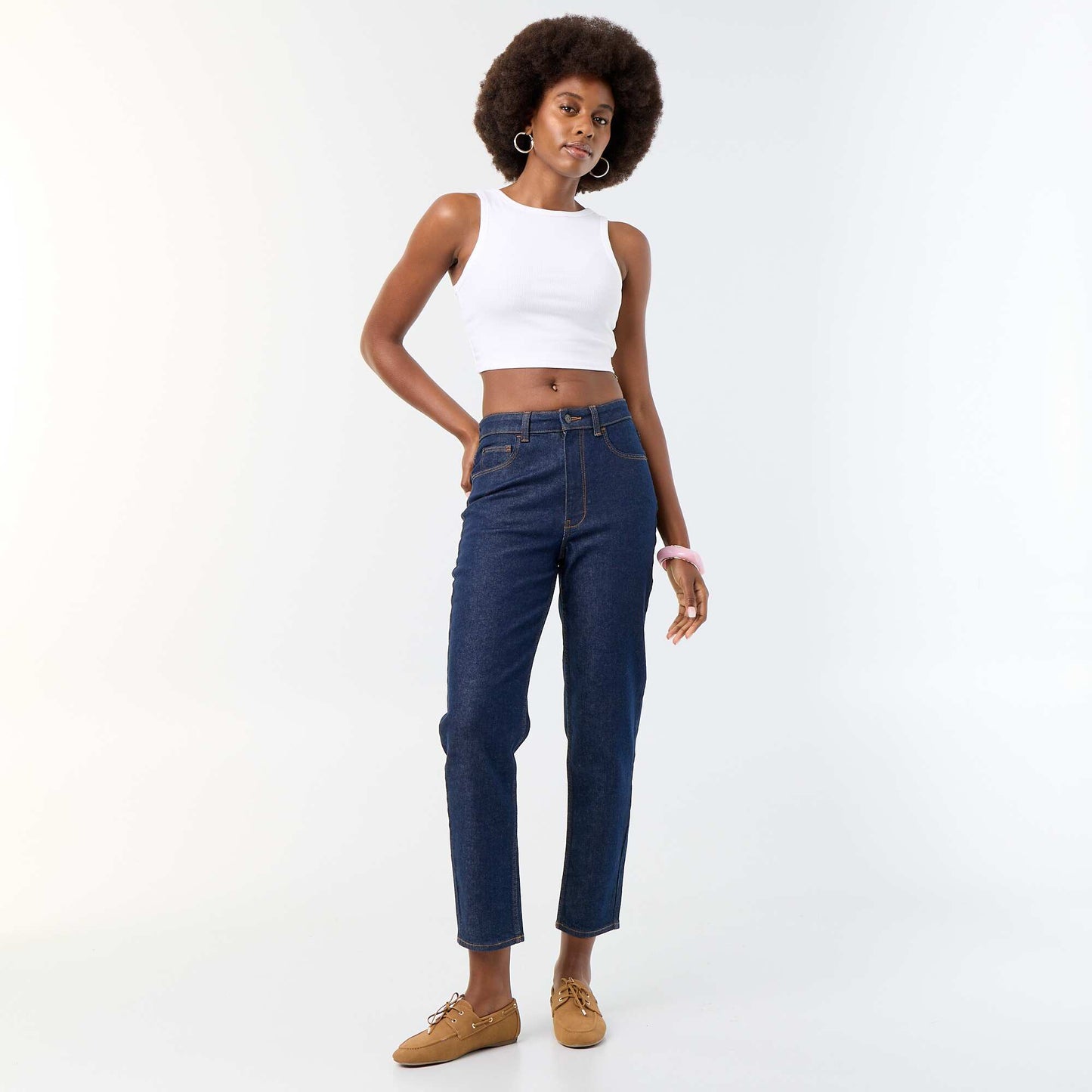 Mom fit jeans - L30 BLUE