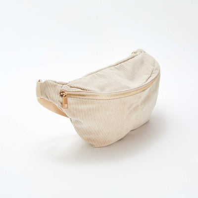 Corduroy waist bag BEIGE