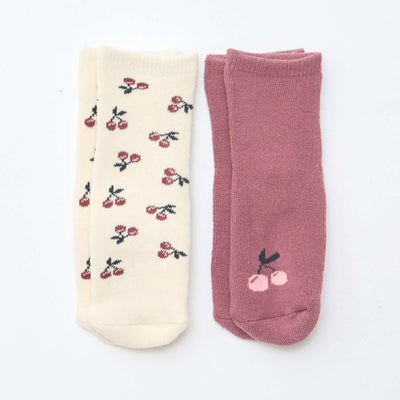 Pair of non-slip novelty socks BEIGE