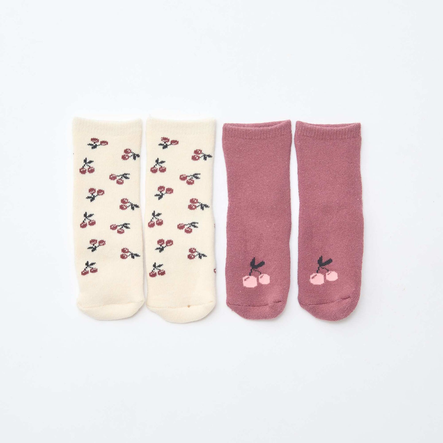 Pair of non-slip novelty socks BEIGE