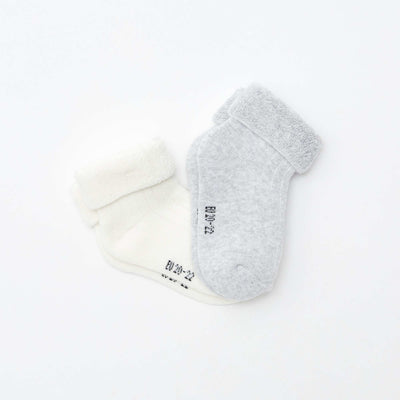 2-Pack Newborn Socks GREY