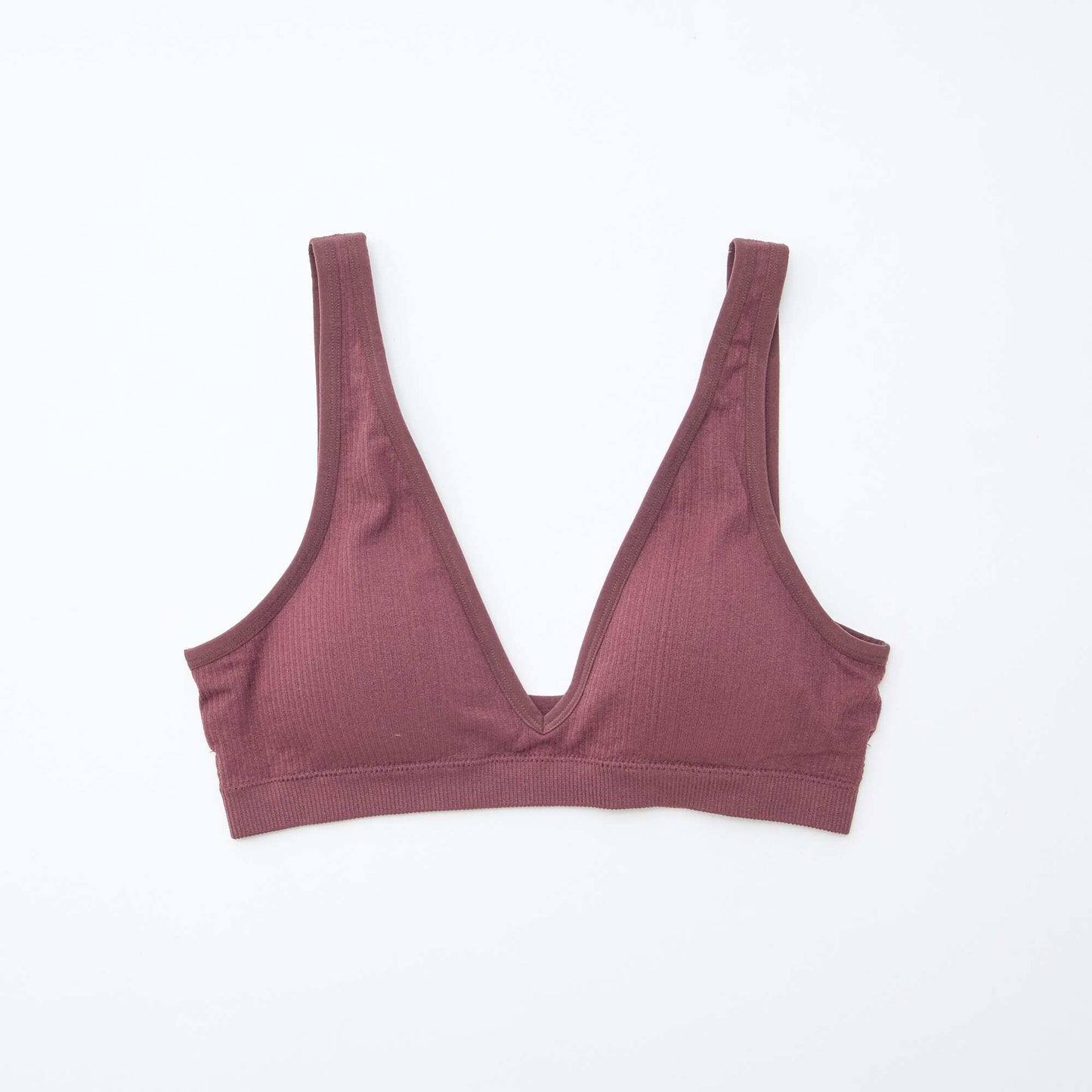 2-Pack Seamless Ribbed Bralettes PINK