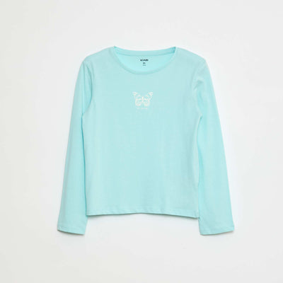 Printed T-shirt BLUE