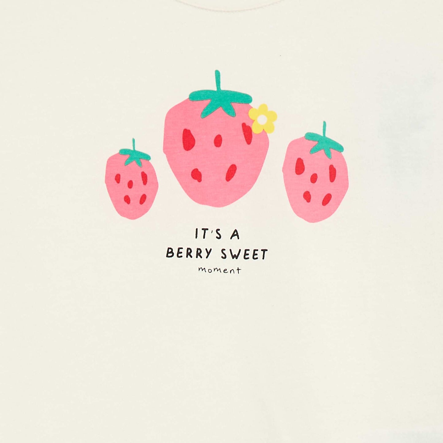 Long-sleeved printed T-shirt WHITE